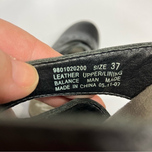 Dansko black leather mules clogs size 37 - Picture 9 of 9